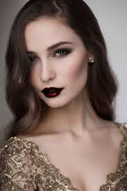 and dark lipstick pale complexion