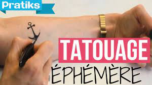 comment faire un tatouage éphémère