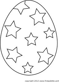 Free Easter Egg Template Pdf 11kb 1 Page S