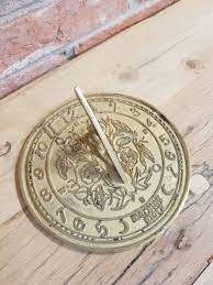 Sun Dial Brass Numbers H279
