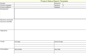 Daily Project Status Report Template Daily Status Report Template