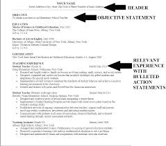 Objective For Resume First Job Good Objectives Resumes In Sample