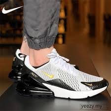 The best place to purchase supportive and lightweight shoes built for comfort. Ready Stock Men Nike Air Max 270 Black White Gold Running Shoes Ready Stock Classic Men Shoe Shopee Malaysia