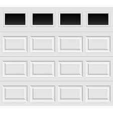 intellicore insulated white garage door