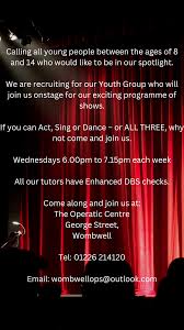 youth theatre group wombwell