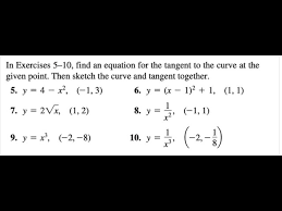 An Equation For The Tangent