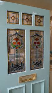 Art Nouveau Stained Glass Door Front