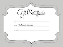 gift certificate tme cer t 00001