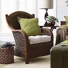 King Brown Wicker Armchair Pier 1