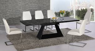 High Gloss Dining Table And 8 White Chairs