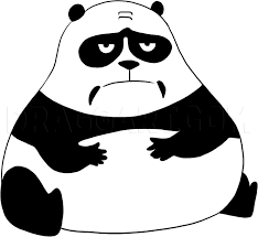 Get drawing idea and color pens , pencils, coloring here with many skunk fu. How To Draw Panda From Skunk Fu Coloring Page Trace Drawing