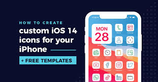 how to create custom ios 14 icons for