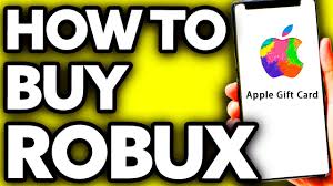 how to robux with apple gift card