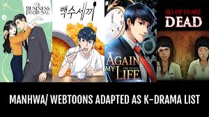Manhwa  Webtoons Adapted As K