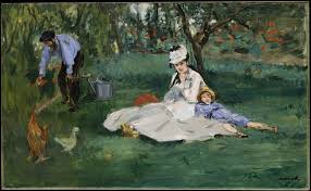 Garden At Argenteuil By Edouard Manet