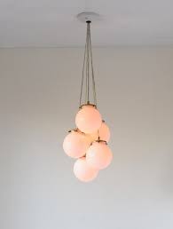 Bubble Chandelier 5 Cered White