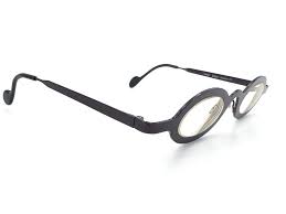 Theo Brian Eyeglasses FRAMES 27 Burgundy Metallic Cat Eye Belgium H841 |  eBay