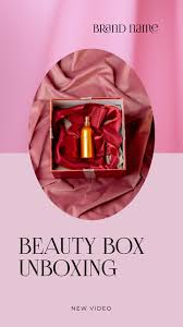 beauty s in box unboxing in pink