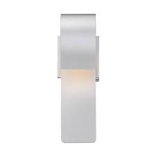 Shop The Great Outdoors 23615 13 Tall Led Outdoor Wall Light From The Good Silver Overstock 20109698