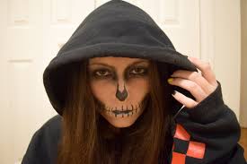 y scary skeleton makeup the