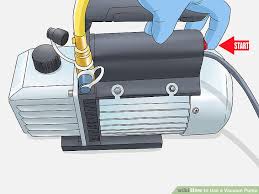 how to operate an hvac vacuum pump a