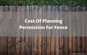 Planning Permission For Fence Uk