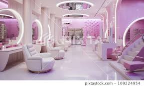 modern beauty salon interior luxury