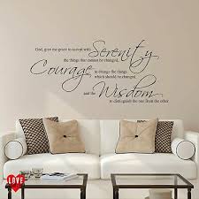 The Serenity Prayer Vinyl Wall Art