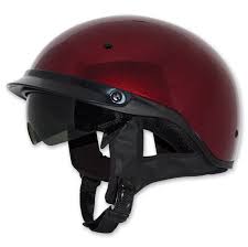 Zox Roadster Ddv Candy Red Half Helmet Z88 00481