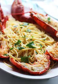 lobster spaghetti santorini style