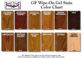 General Finishes Wipe On Gel Stain Color Chart By Jenna
