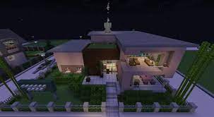 The beautiful thing about minecraft is how you gradually improve as a player, honing your craft two of the most popular building styles in minecraft are modern architecture and contemporary. Modern House Modernes Stadt Haus Minecraft Map