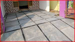 house kota stone parking floor tandure