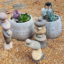 Stone Cairn Garden Statues Garden Decor