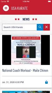 usa karate app by united states olympic
