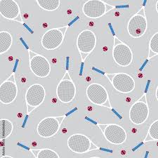 tennis racket ball badminton vector