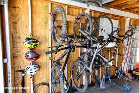 Diy Simple Bike Rack In The Garage For