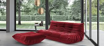 comfort style 2 seater sofa dark red