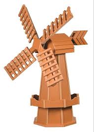 poly decorative garden windmill from