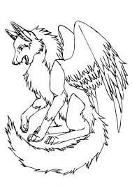 Attractive anime wolf coloring pages teach your children to be. Anime Mystical Wolf Coloring Pages Coloring And Drawing