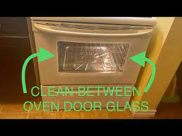 To Clean Between The Oven Door Glass