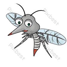 귀여운 작은 곤충 모기 그림 일러스트 PNG PSD 무료 다운로드 - Pikbest