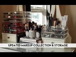 my updated makeup collection storage