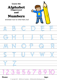 Learn The Alphabet Numbers And How To Write Them Too