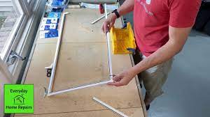 How To Build a Window Screen - Using a Frame Kit - YouTube