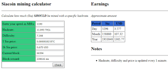 Check Your Profitability With The Siacoin Mining Calculator