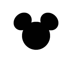 Mickey Mouse Head Silhouette Vector SVG and PNG Digital - Etsy
