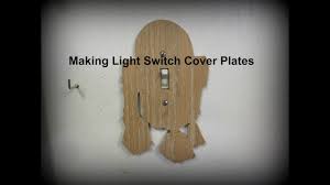 Making A Light Switch Cover Plate Youtube