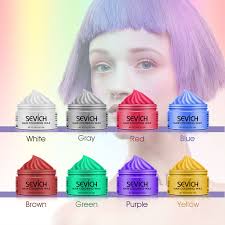They will come out with one washing. Temporary Hair Color Wax Men Diy Mud One Time Molding Paste Dye Cream Hair Gel For Hair Coloring Styling Silver Grey Moon Ray Shop