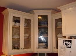 corner kitchen cabinet doors glass